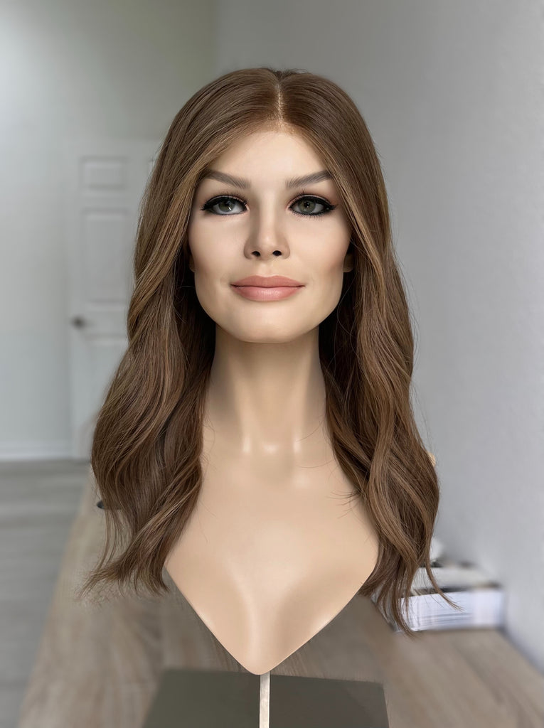  lace top human hair wig - blonde human hair wig - lace top wigs for women - breathable human hair wigs - affordable natural hair wigs - full coverage human hair wigs