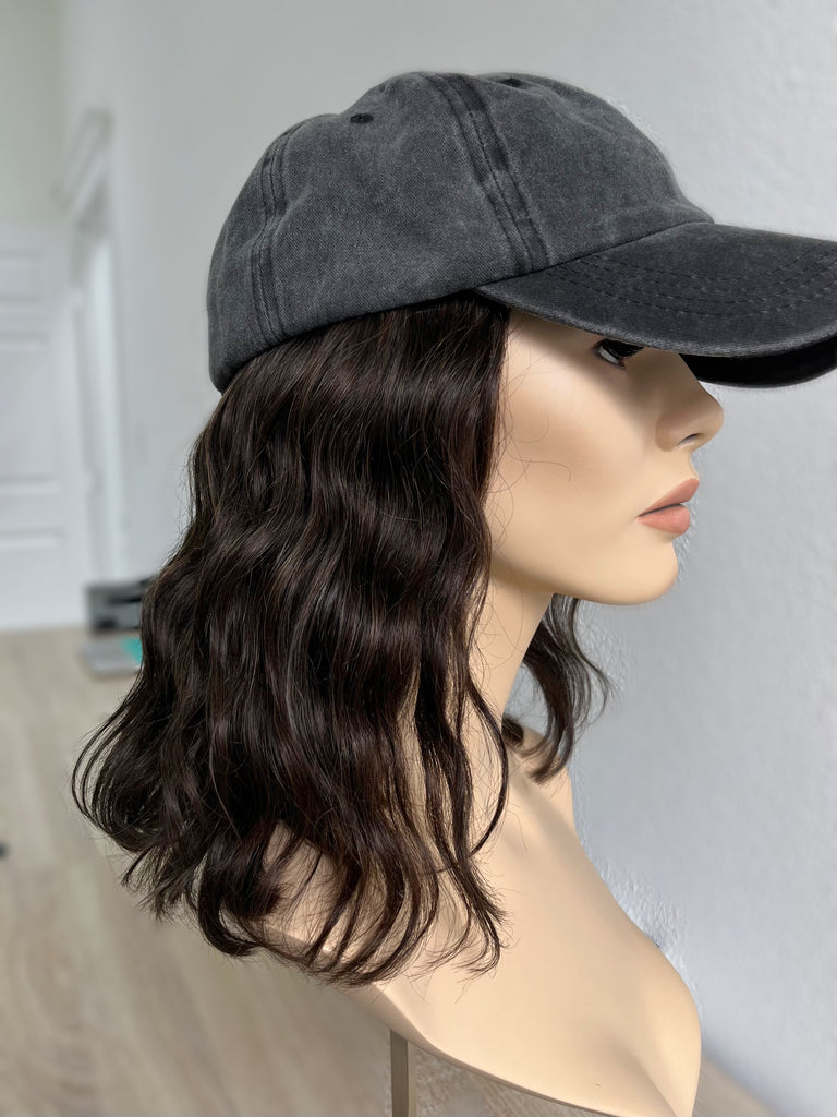 natural movement hair wigs - hat wigs - non-slip human hair wigs - easy to style human hair wig 