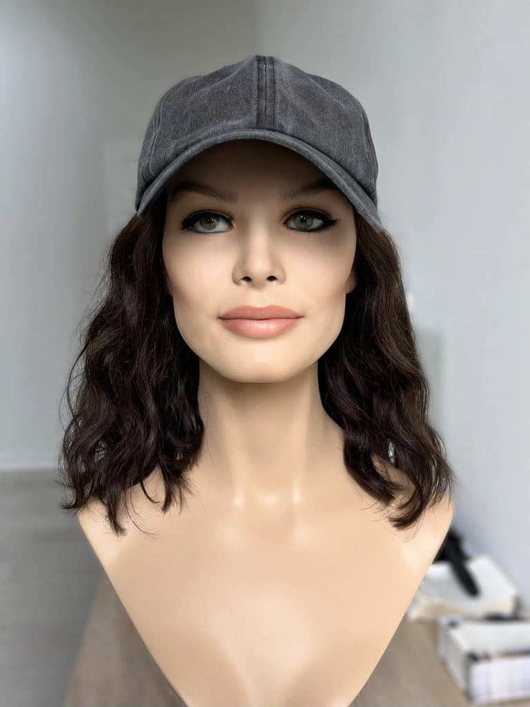 natural movement hair wigs - hat wigs - non-slip human hair wigs - easy to style human hair wig 