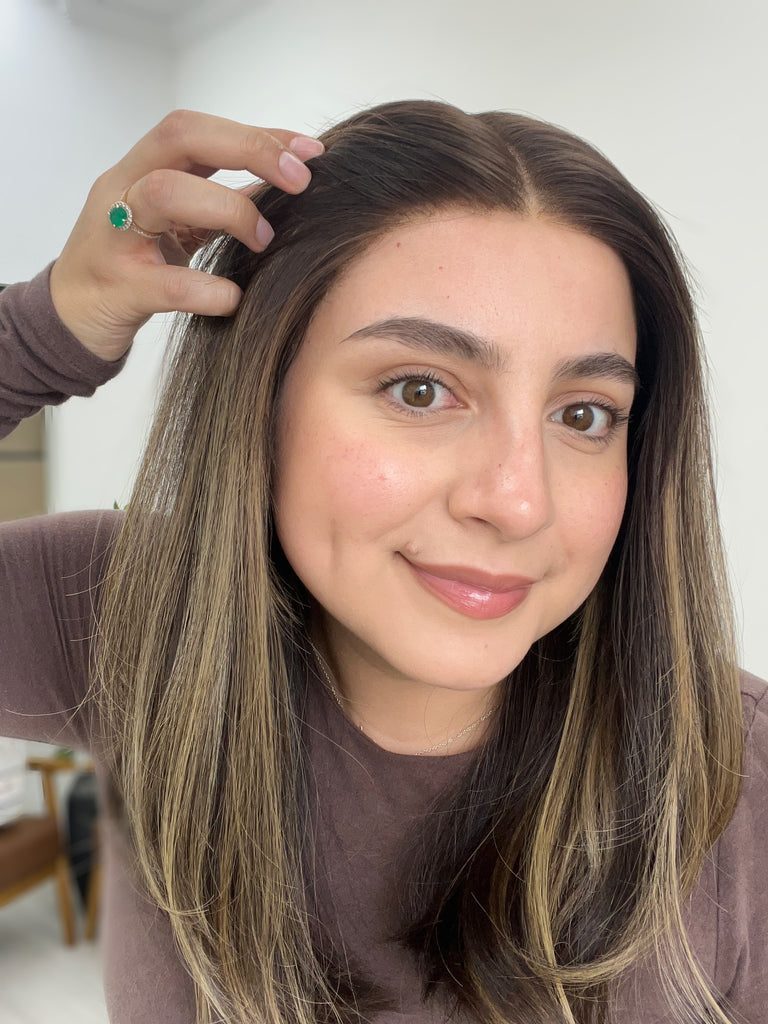 lace top human hair wig - brunette human hair wig - lace top wigs for women - breathable human hair wigs - affordable natural hair wigs - full coverage human hair wigs
