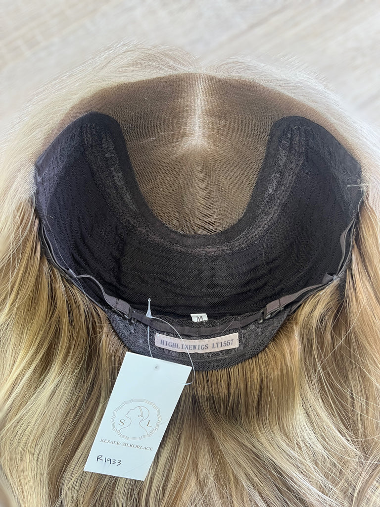 lace top human hair wig - blonde human hair wig - lace top wigs for women - breathable human hair wigs - affordable natural hair wigs - full coverage human hair wigs