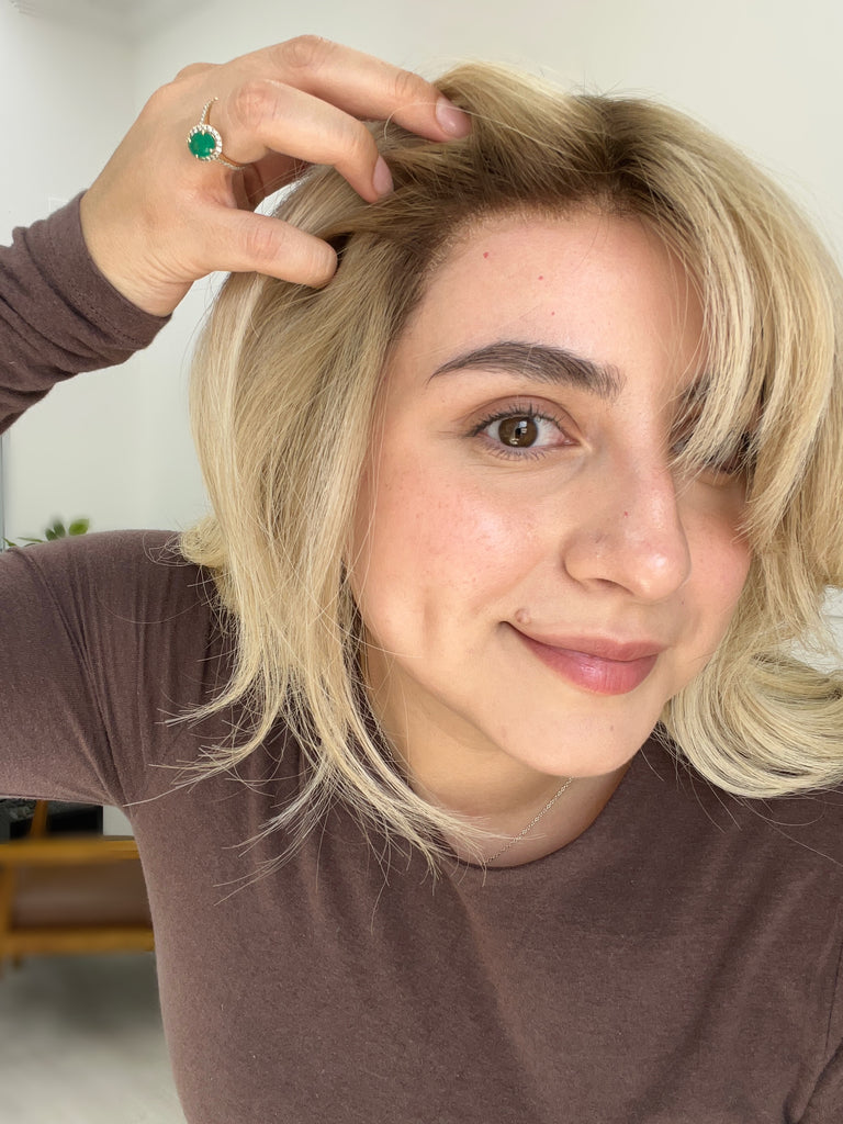  lace top human hair wig - blonde human hair wig - lace top wigs for women - breathable human hair wigs - affordable natural hair wigs - full coverage human hair wigs
