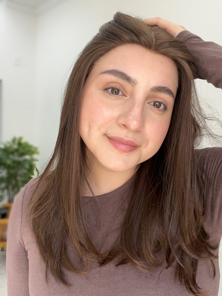 silk top lace front wig - lace front wig - lightly worn wig - preloved wig - wigs for women - affordable natural hair wigs - buy used wigs 
