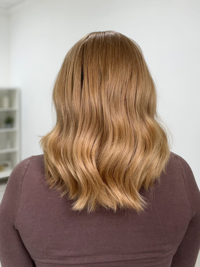  lace top human hair wig - blonde human hair wig - lace top wigs for women - breathable human hair wigs - affordable natural hair wigs - full coverage human hair wigs
