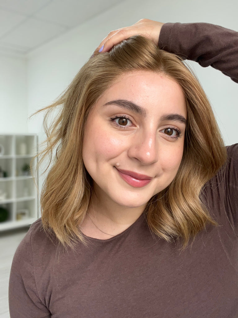  lace top human hair wig - blonde human hair wig - lace top wigs for women - breathable human hair wigs - affordable natural hair wigs - full coverage human hair wigs
