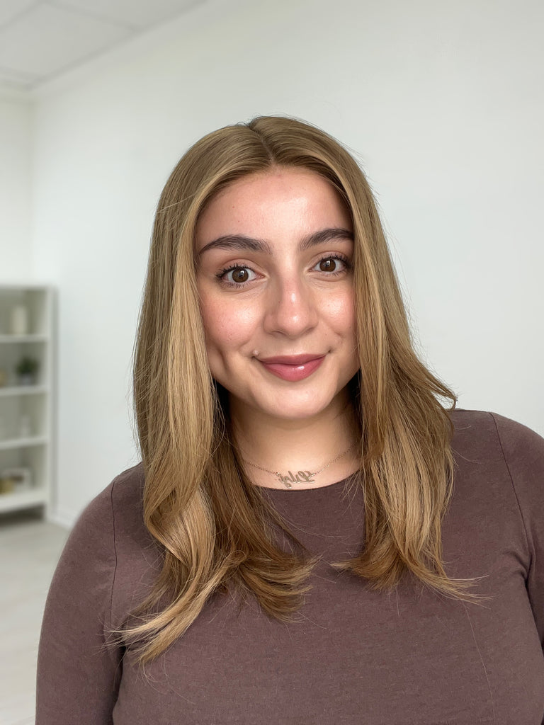  lace top human hair wig - brunette human hair wig - lace top wigs for women - breathable human hair wigs - affordable natural hair wigs - full coverage human hair wigs
