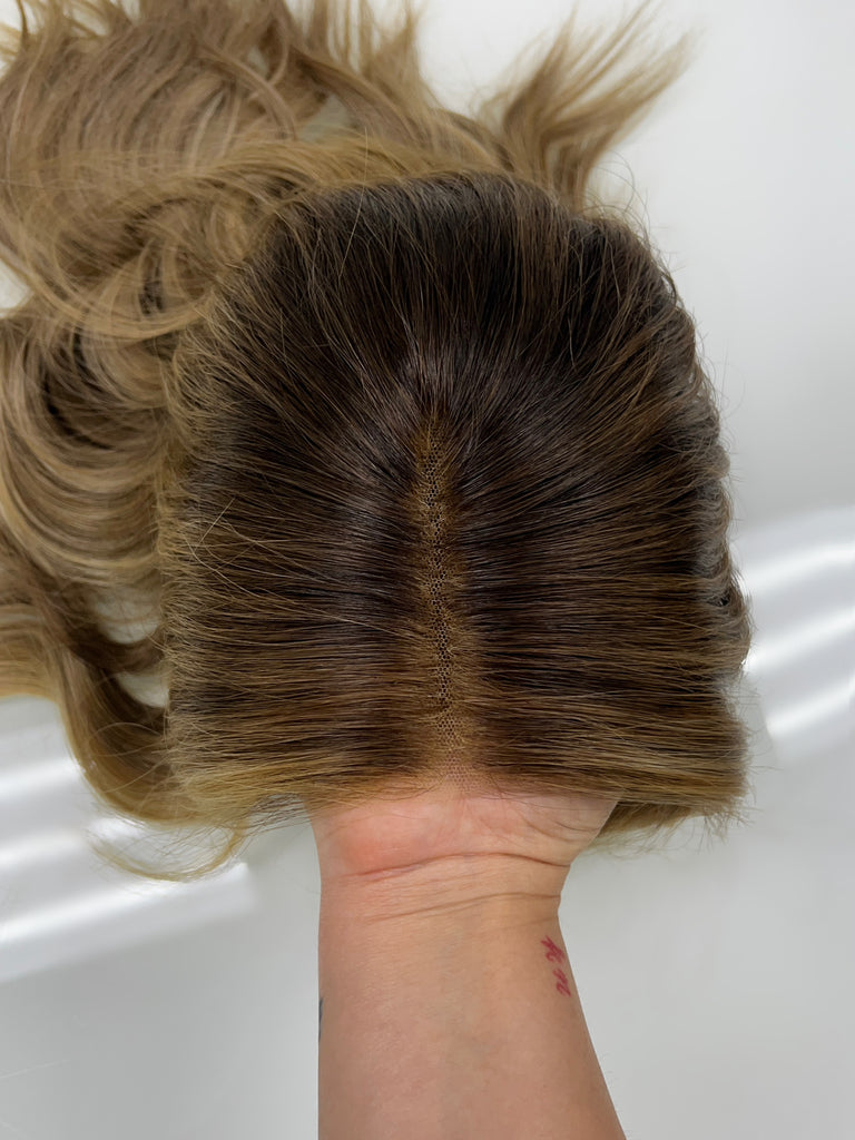  lace top human hair wig - blonde human hair wig - lace top wigs for women - breathable human hair wigs - affordable natural hair wigs - full coverage human hair wigs
