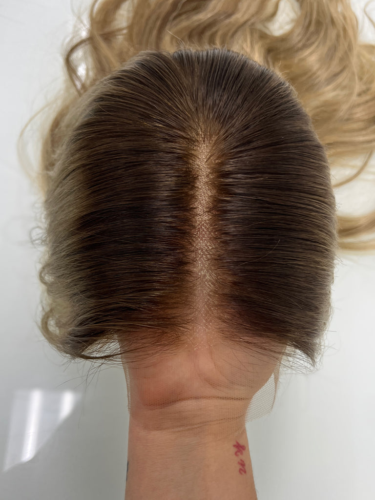  lace top human hair wig - blonde human hair wig - lace top wigs for women - breathable human hair wigs - affordable natural hair wigs - full coverage human hair wigs
