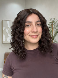 Wave Hair Collection Curly Silk Top Topper - Kelda Dark Espresso Brown - R3898