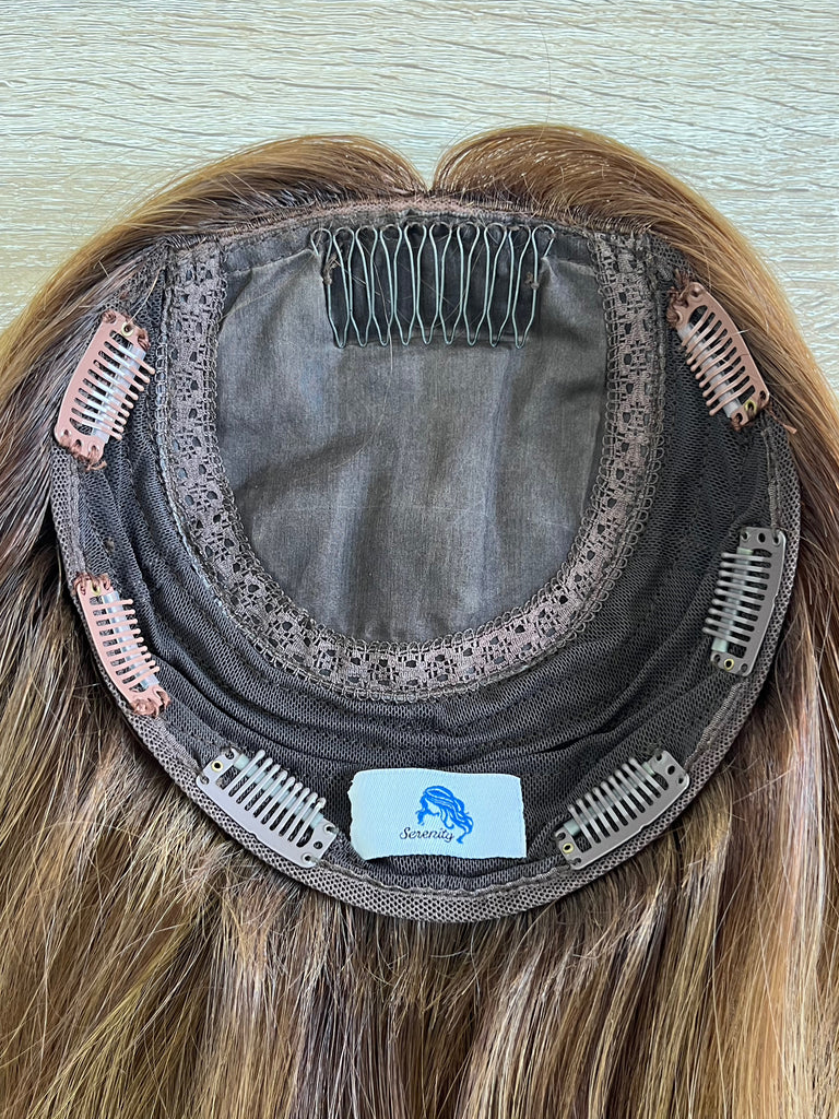 human hair toppers for women - silk or lace hair topper - gently used hair topper - silk top topper - hair topper hairstyles - used toppers for sale 