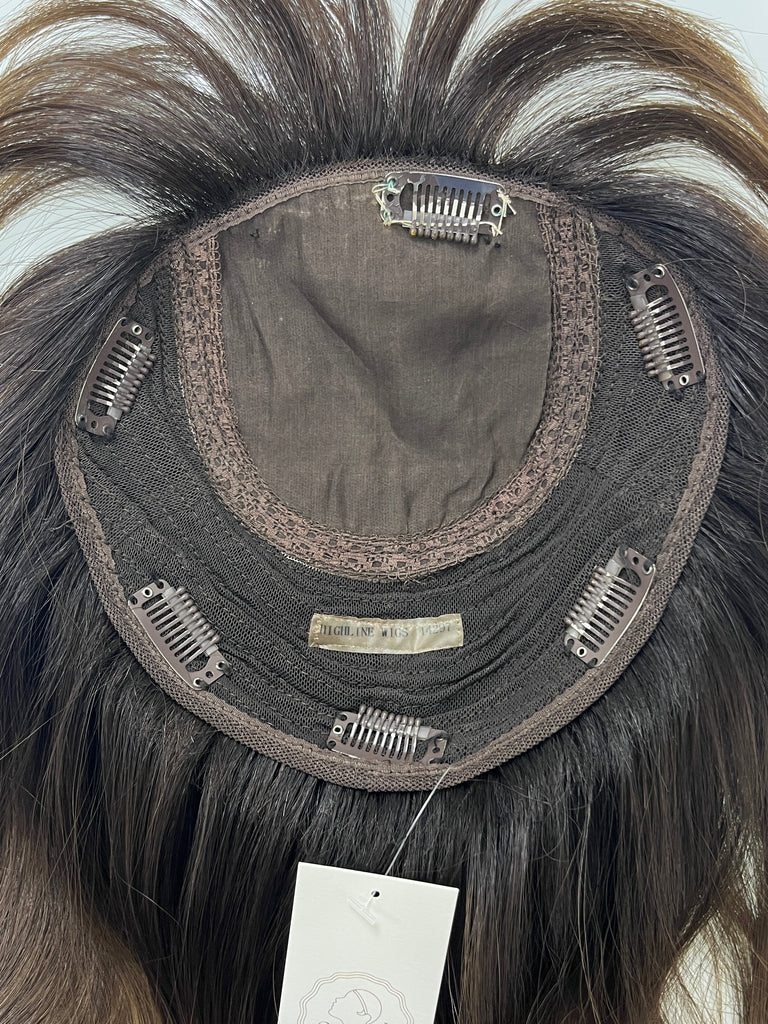 human hair toppers for women - silk or lace hair topper - gently used hair topper - silk top topper - hair topper hairstyles - used toppers for sale 