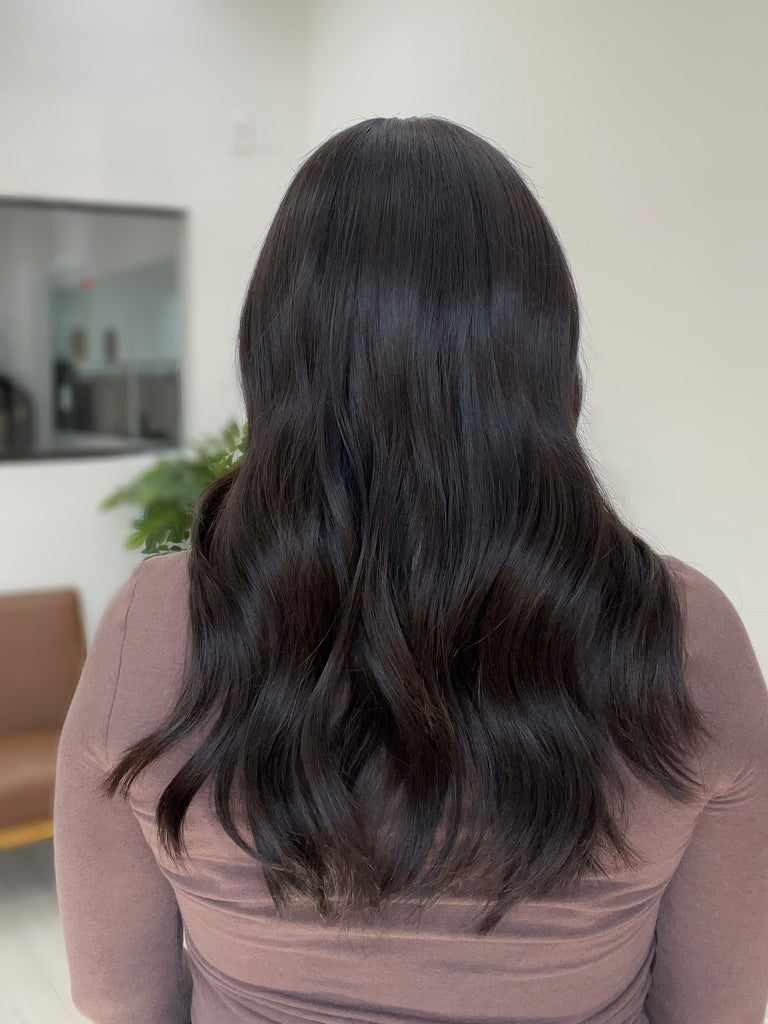 lace top human hair wig - black human hair wig - lace top wigs for women - breathable human hair wigs - affordable natural hair wigs - full coverage human hair wigs
