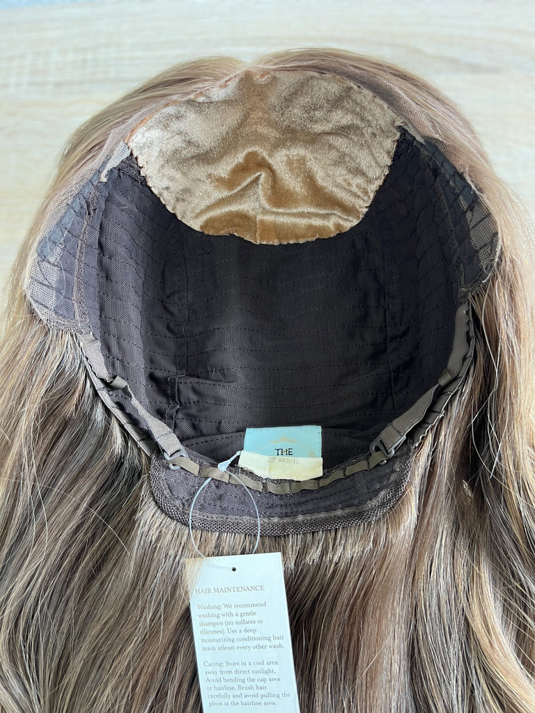 lace top human hair wig - brunette human hair wig - lace top wigs for women - breathable human hair wigs - affordable natural hair wigs - full coverage human hair wigs