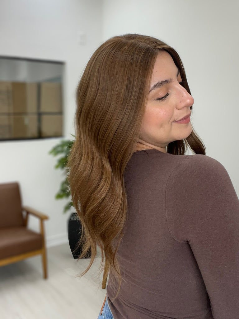 human hair toppers for women - silk or lace hair topper - gently used hair topper - silk top topper - hair topper hairstyles - used toppers for sale 
