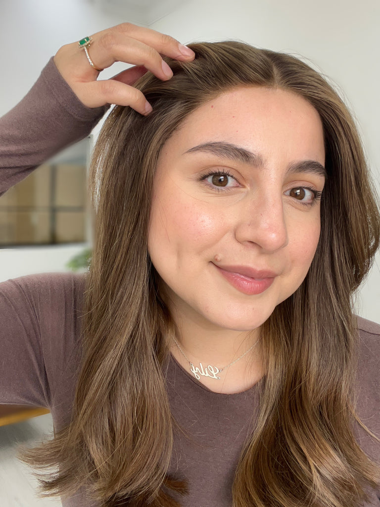 lace top human hair wig - brunette human hair wig - lace top wigs for women - breathable human hair wigs - affordable natural hair wigs - full coverage human hair wigs
