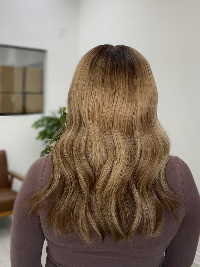  lace top human hair wig - blonde human hair wig - lace top wigs for women - breathable human hair wigs - affordable natural hair wigs - full coverage human hair wigs
