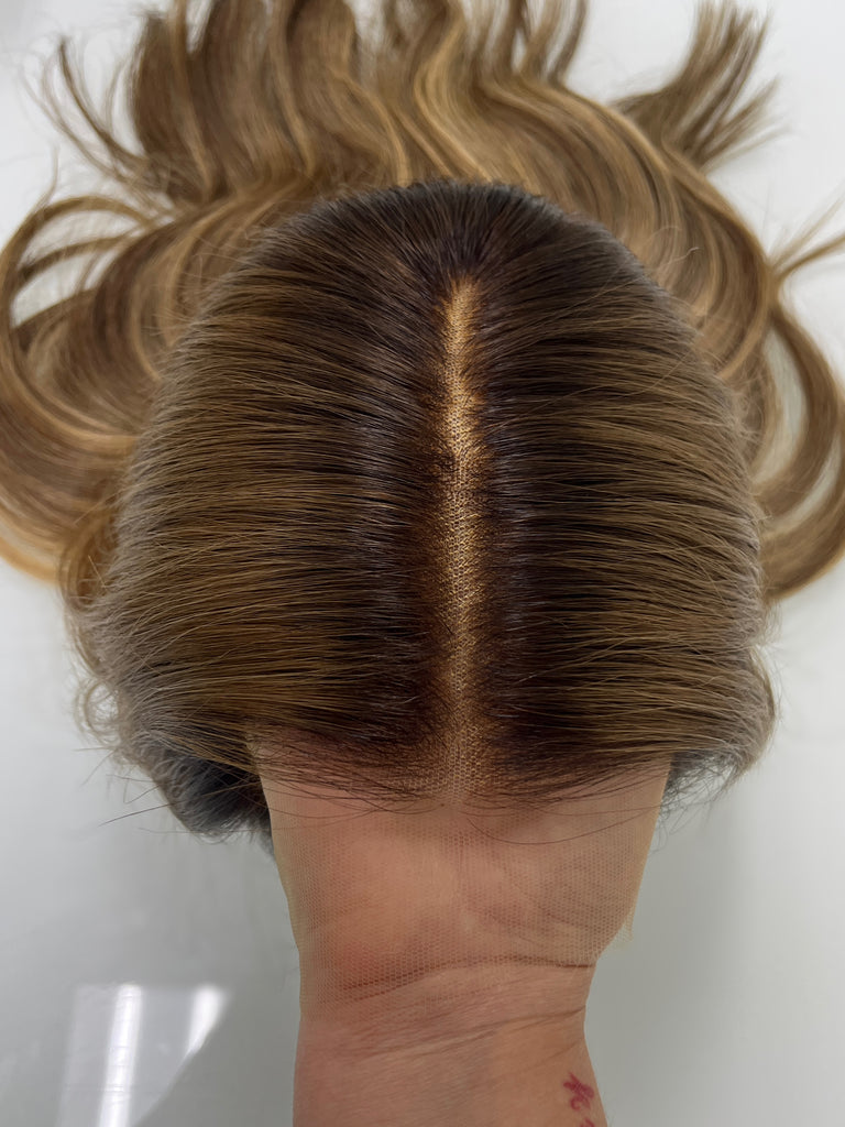  lace top human hair wig - blonde human hair wig - lace top wigs for women - breathable human hair wigs - affordable natural hair wigs - full coverage human hair wigs
