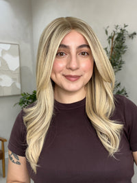 The Wig Fairy Silk Top, Lace Front Wig - Dimensional Ashy Blonde - R4028