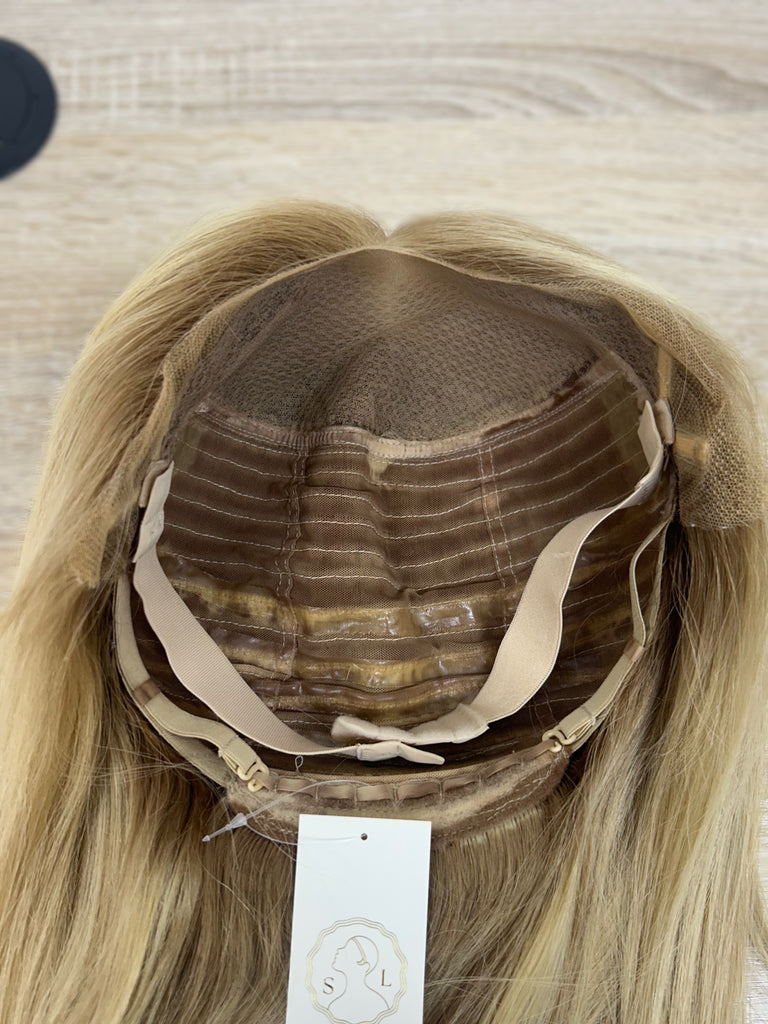 lace top human hair wig - blonde human hair wig - lace top wigs for women - breathable human hair wigs - affordable natural hair wigs - full coverage human hair wigs
