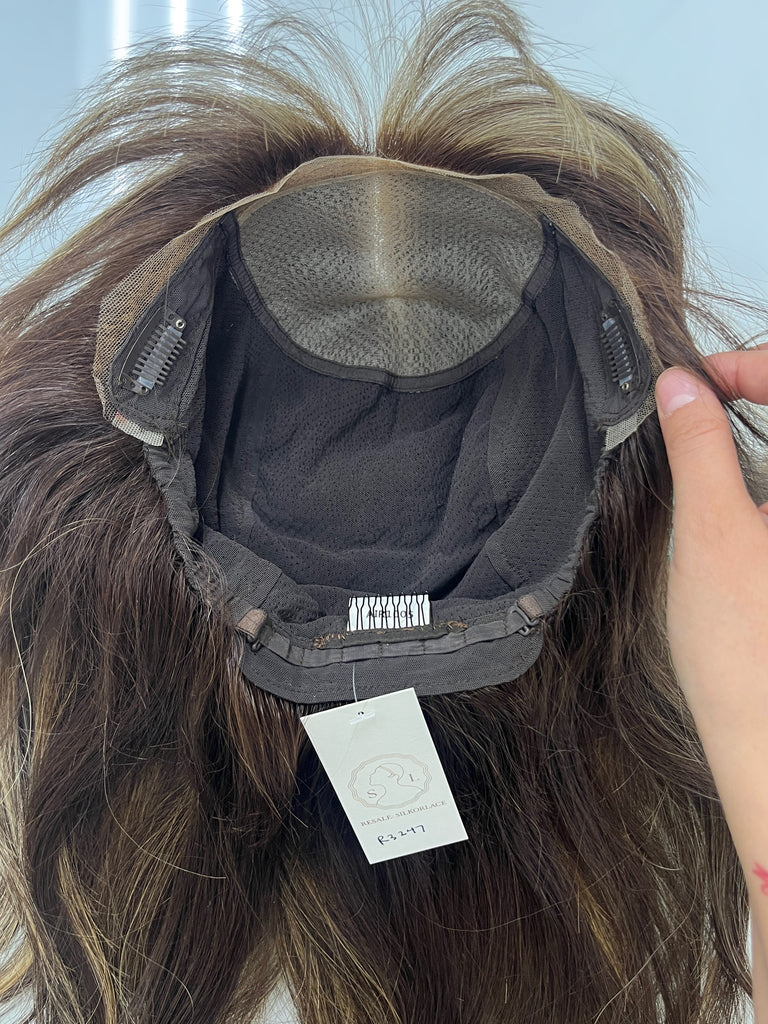  lace top human hair wig - brunette human hair wig - lace top wigs for women - breathable human hair wigs - affordable natural hair wigs - full coverage human hair wigs
