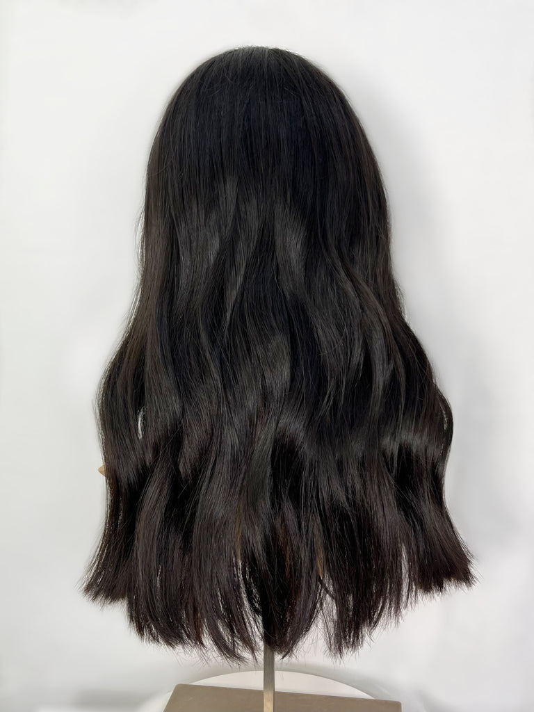 Highline Lace Top Wig, "Natural Soft Black" (R1697) - Silk or Lace