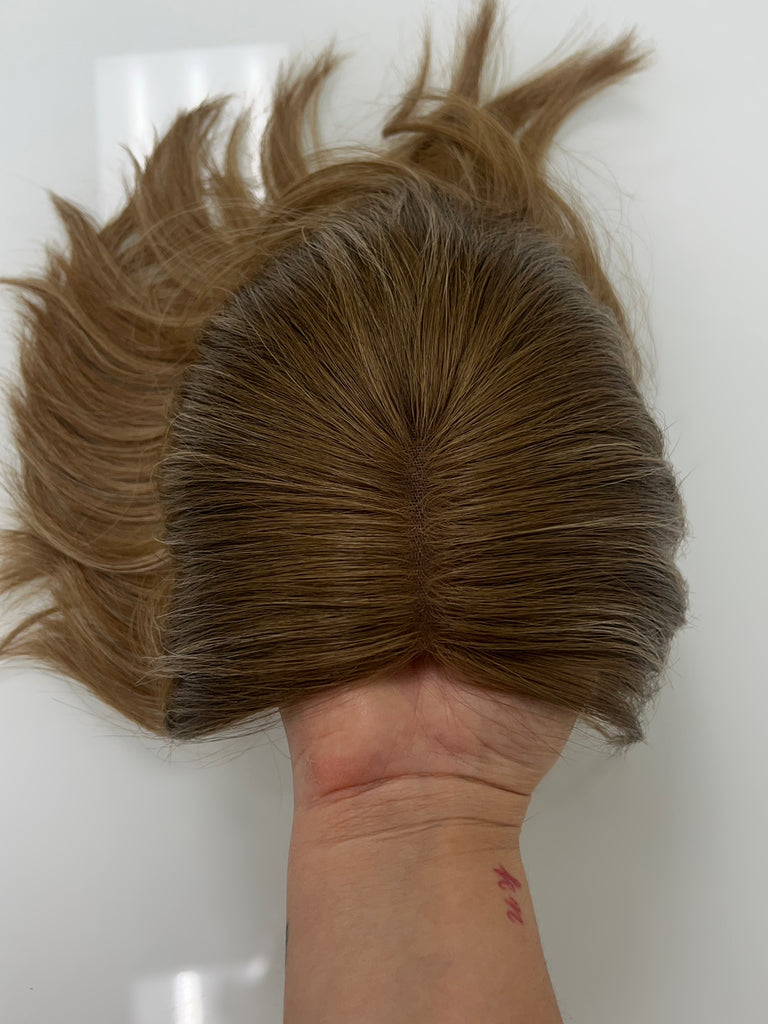 human hair toppers for women - silk or lace hair topper - gently used hair topper - silk top topper - hair topper hairstyles - used toppers for sale 
