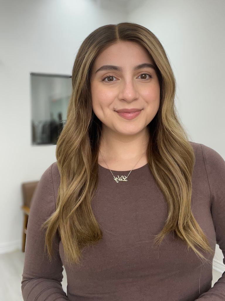  lace top human hair wig - brunette human hair wig - lace top wigs for women - breathable human hair wigs - affordable natural hair wigs - full coverage human hair wigs
