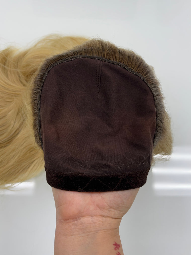 natural movement hair wigs - hat wigs - non-slip human hair wigs - easy to style human hair wig 
