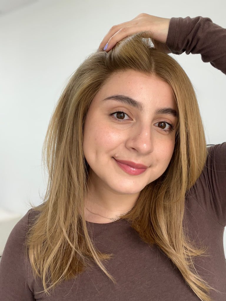 lace top human hair wig - blonde human hair wig - lace top wigs for women - breathable human hair wigs - affordable natural hair wigs - full coverage human hair wigs
