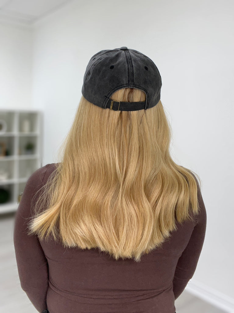 natural movement hair wigs - hat wigs - non-slip human hair wigs - easy to style human hair wig 
