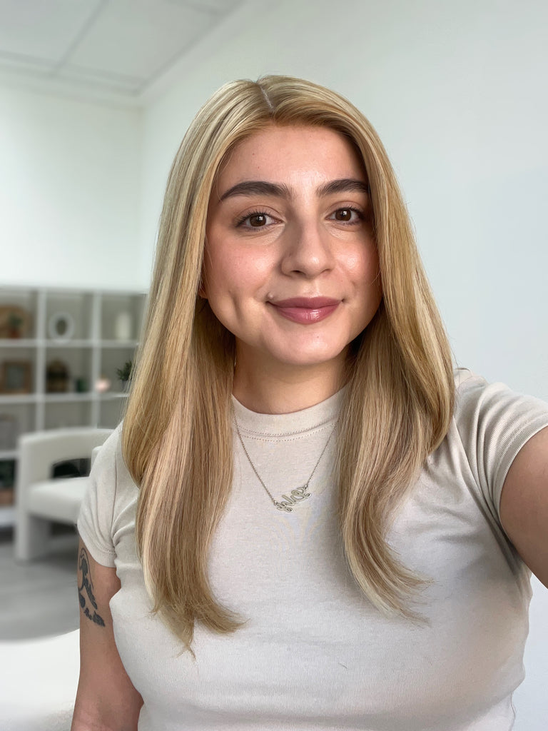 silk top lace front wig - lace front wig - lightly worn wig - preloved wig - wigs for women - affordable natural hair wigs - buy used wigs 