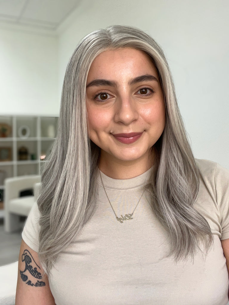 lace top human hair wig - brunette human hair wig - lace top wigs for women - breathable human hair wigs - affordable natural hair wigs - full coverage human hair wigs
