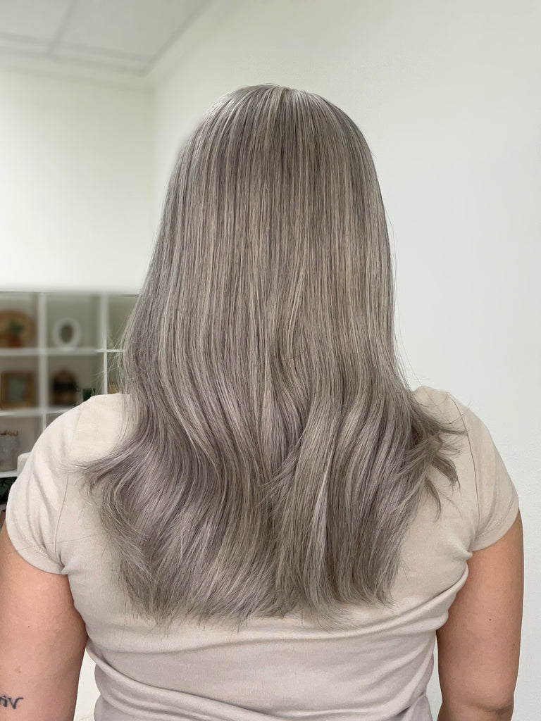 lace top human hair wig - brunette human hair wig - lace top wigs for women - breathable human hair wigs - affordable natural hair wigs - full coverage human hair wigs
