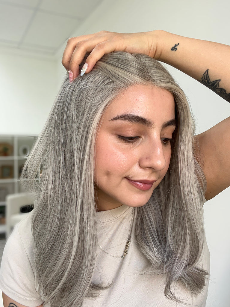 lace top human hair wig - brunette human hair wig - lace top wigs for women - breathable human hair wigs - affordable natural hair wigs - full coverage human hair wigs
