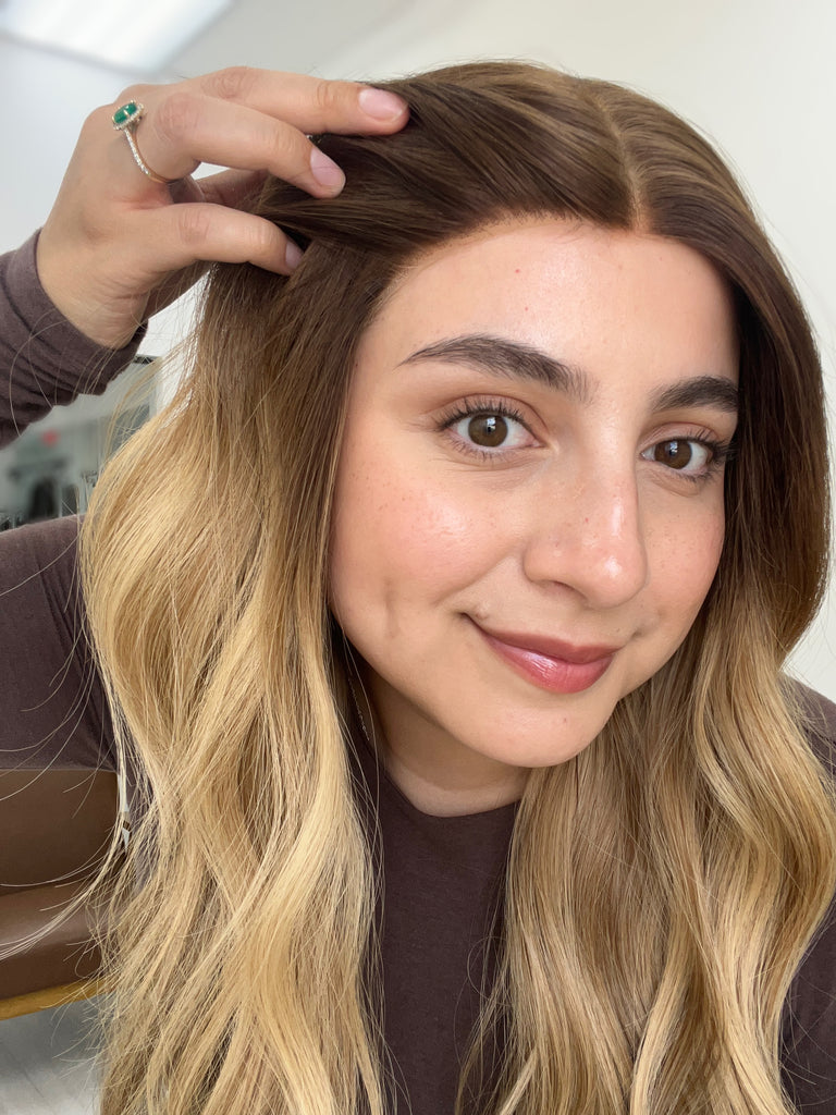  lace top human hair wig - blonde human hair wig - lace top wigs for women - breathable human hair wigs - affordable natural hair wigs - full coverage human hair wigs
