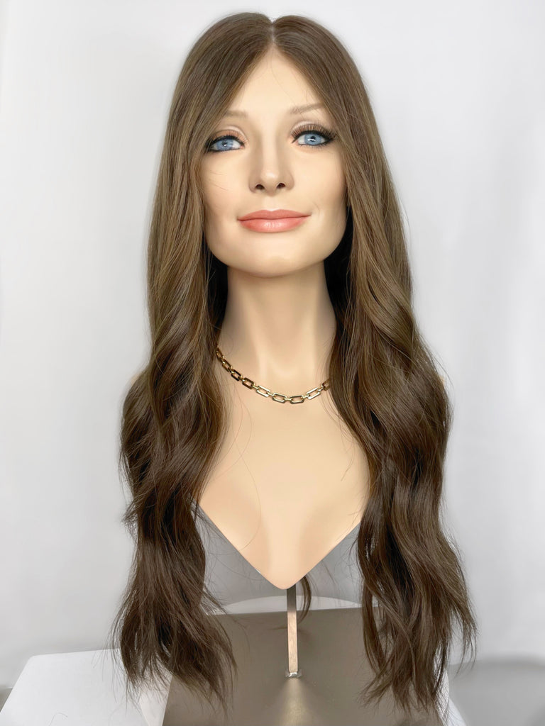 Highline Lace Top Wig, "Mousse Brown" (R1624) - Silk or Lace