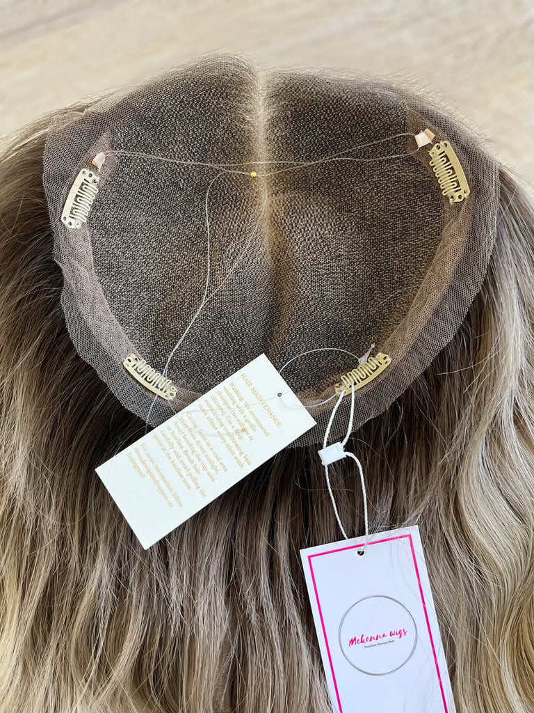 human hair toppers for women - silk or lace hair topper - gently used hair topper - lace top topper - hair topper hairstyles - used toppers for sale