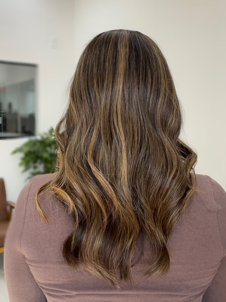  lace top human hair wig - brunette human hair wig - lace top wigs for women - breathable human hair wigs - affordable natural hair wigs - full coverage human hair wigs
