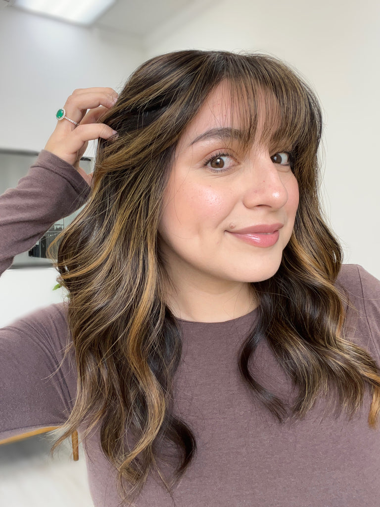  lace top human hair wig - brunette human hair wig - lace top wigs for women - breathable human hair wigs - affordable natural hair wigs - full coverage human hair wigs
