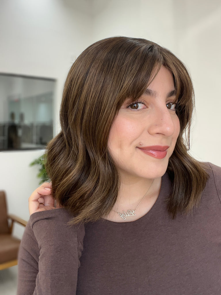 human hair toppers for women - silk or lace hair topper - gently used hair topper - silk top topper - hair topper hairstyles - used toppers for sale 