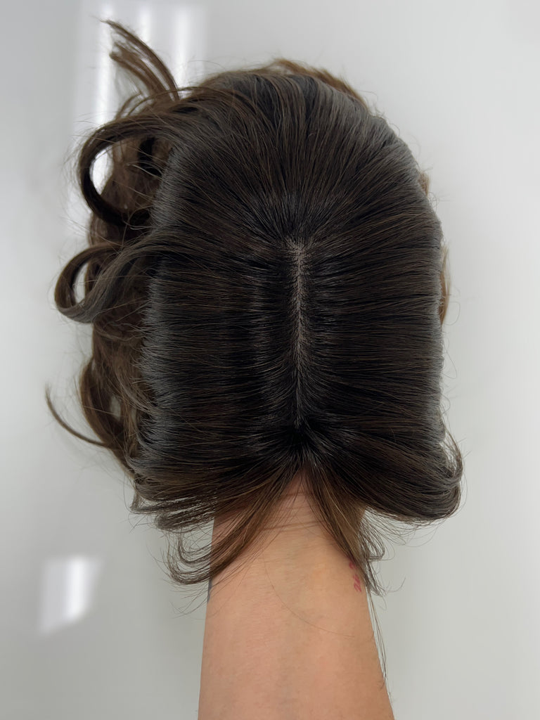 human hair toppers for women - silk or lace hair topper - gently used hair topper - silk top topper - hair topper hairstyles - used toppers for sale 