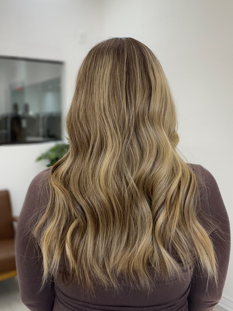 lace top human hair wig - brunette human hair wig - lace top wigs for women - breathable human hair wigs - affordable natural hair wigs - full coverage human hair wigs