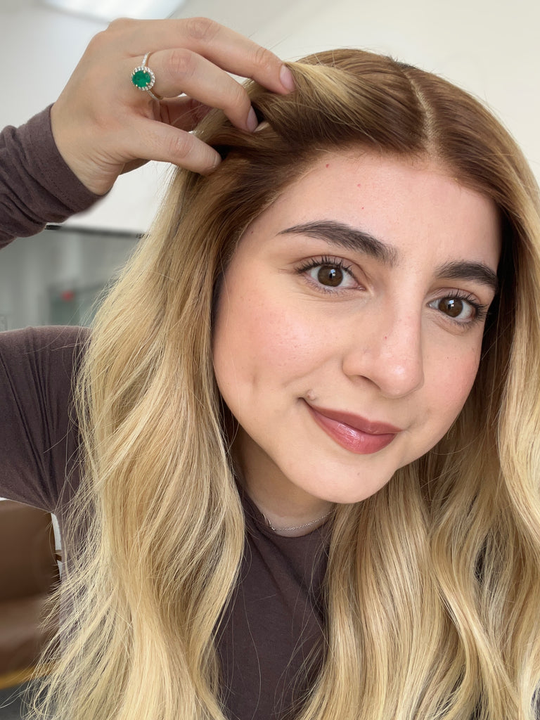  lace top human hair wig - blonde human hair wig - lace top wigs for women - breathable human hair wigs - affordable natural hair wigs - full coverage human hair wigs