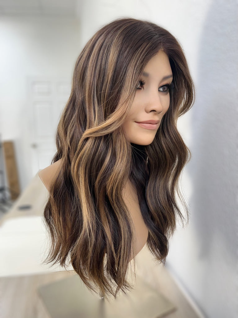 Madison Wigs Luxury Cap Lace Top Wig Molly R1868 Silk or Lace