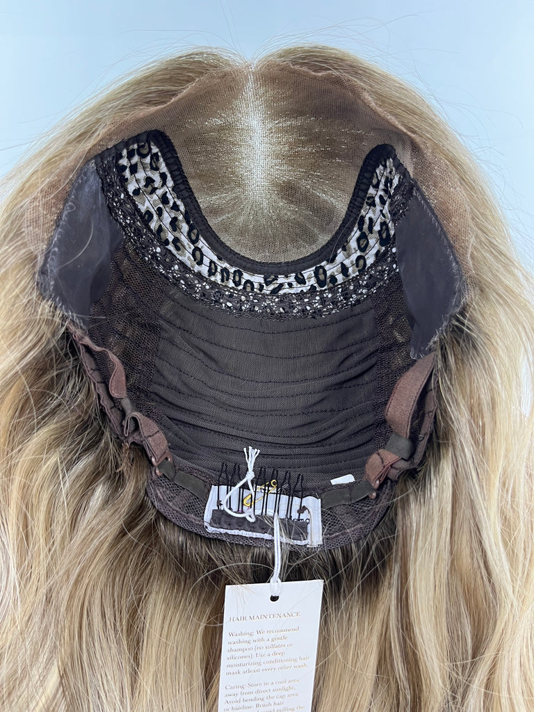 Hair Mama Euro Illusion Lace Top Wig, "Kai" (R1750) - Silk or Lace