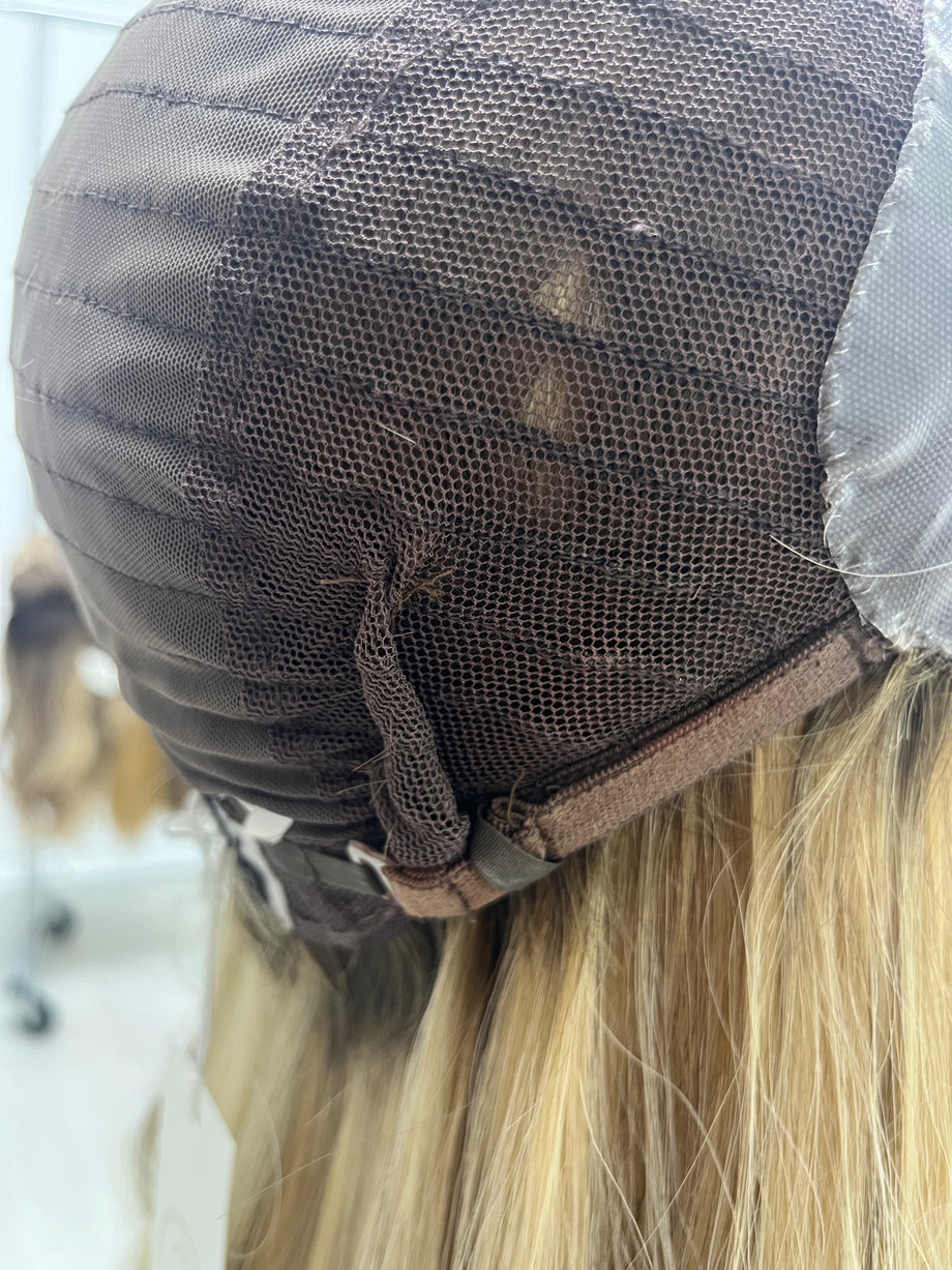 （Mami ） Body Wave Invisi Drawing 360 Lace Wig High Ponytail With