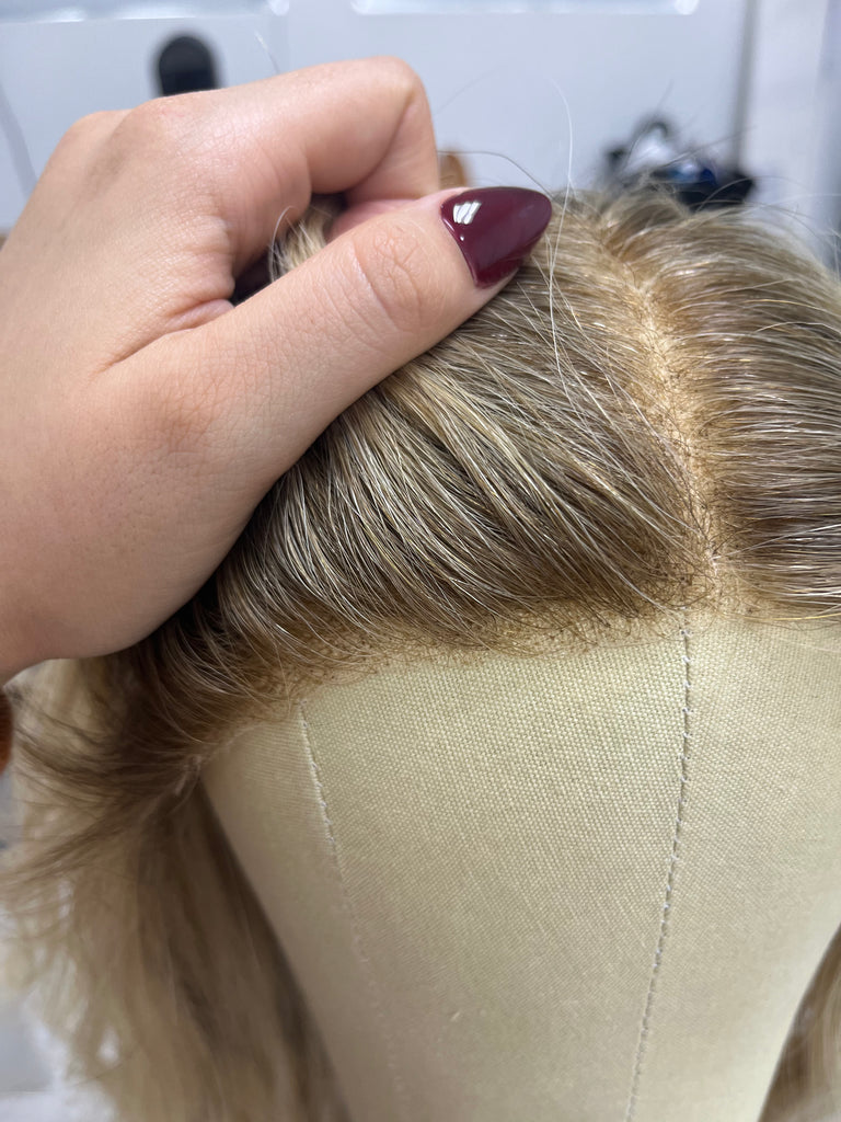 Hair Mama Euro Illusion Lace Top Wig, "Kai" (R1750) - Silk or Lace