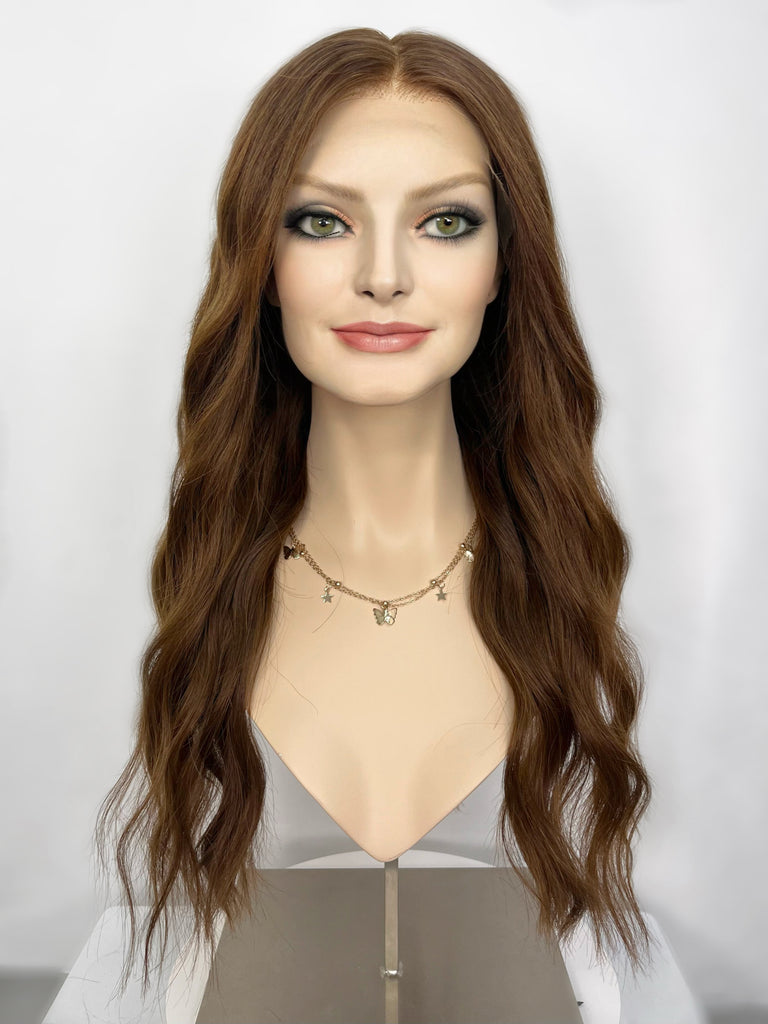 Aelia Glueless Lace Top Wig, size Medium, 26" length - Silk or Lace
