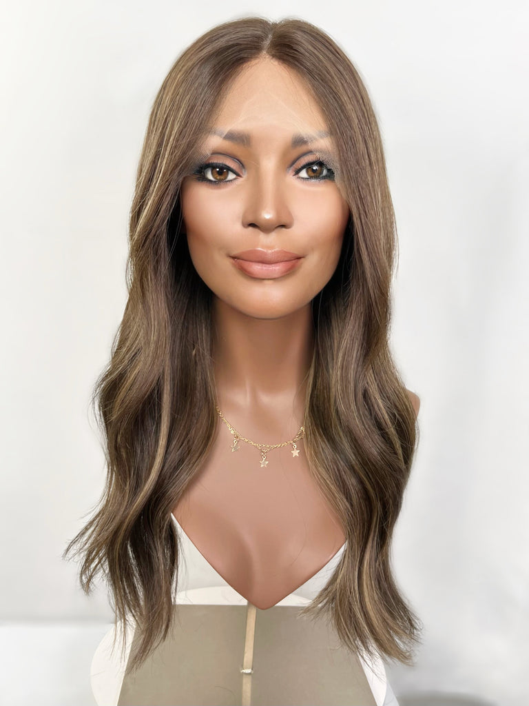 Wave Hair Collection Lace Top Wig, "Morgan" (R1681) - Silk or Lace