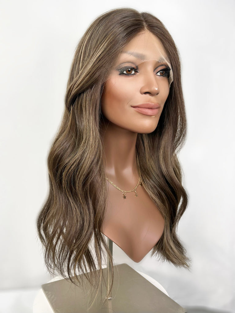 Wave Hair Collection Lace Top Wig, "Morgan" (R1681) - Silk or Lace